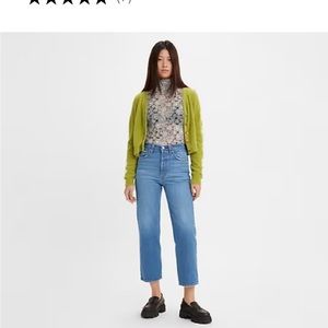 Levi’s Ribcage Straight Ankle Jeans